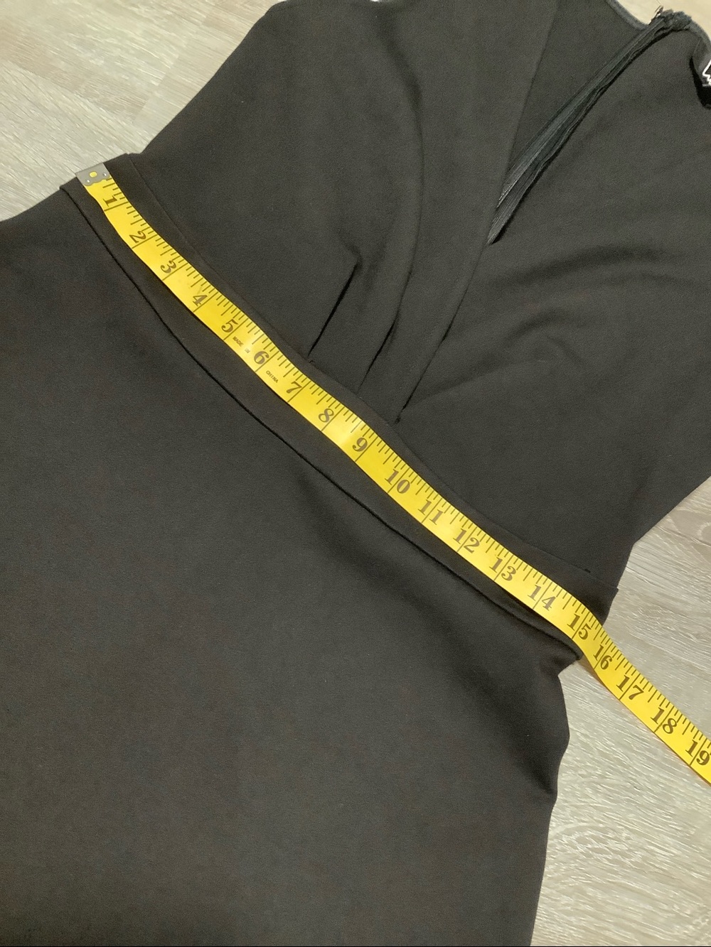 Lulus black v neck skater dress - Picture 6 of 7